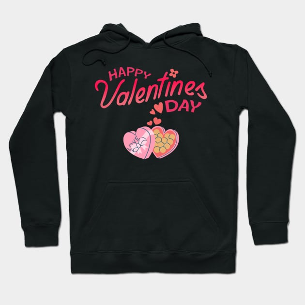 Happy Valentines Day - Sweets! Hoodie by Trendy-Now